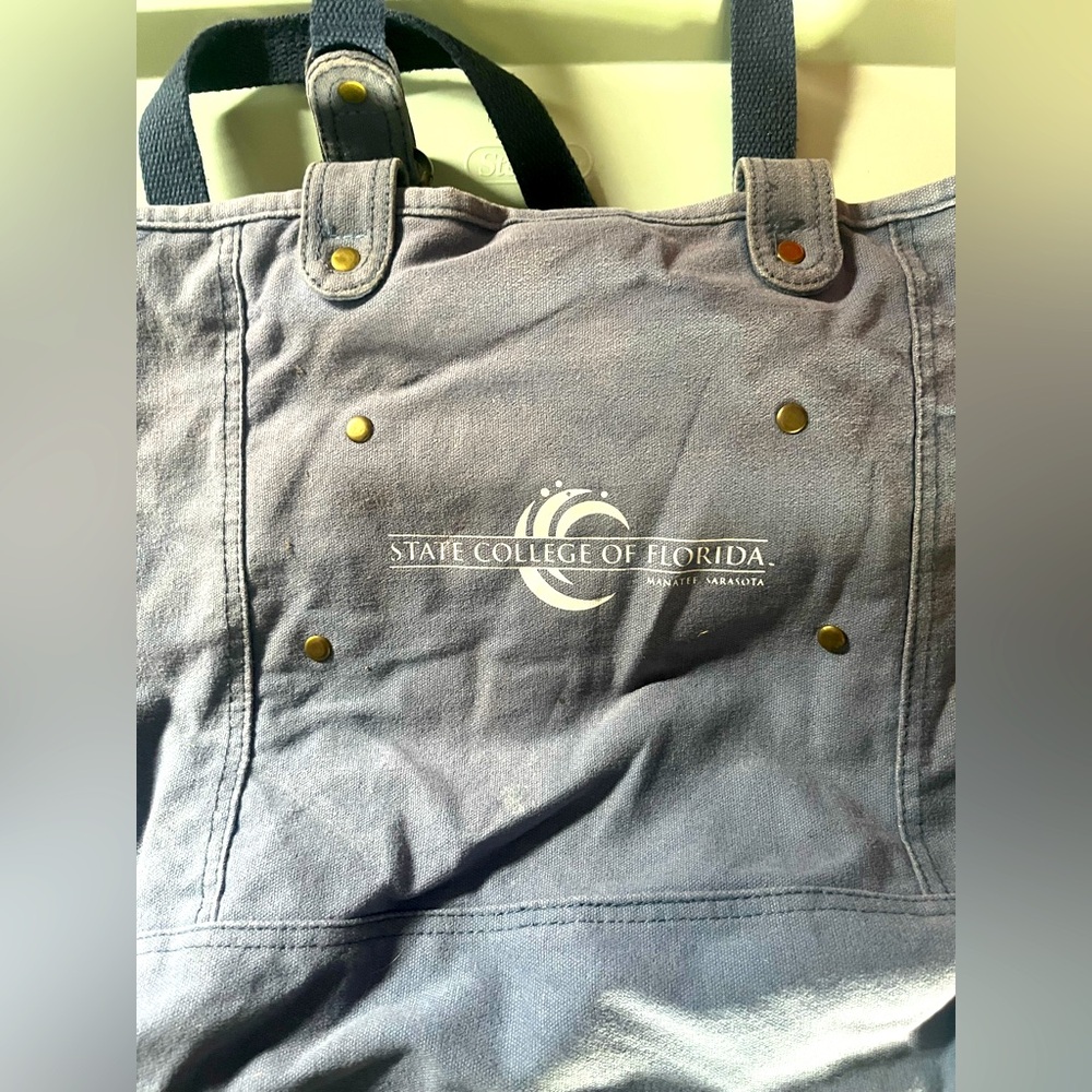 SCF Distressed Denim Tote